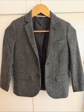 Crewcuts Ludlow Size8 Tollegno1900 grey Blazer - Classic Tailored Jacket